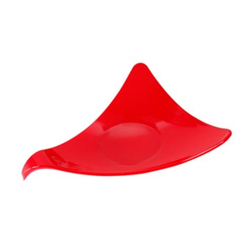 Bfooding Disposable Triangle Dish L87x77mm, 100Pcs/Pkt, Red