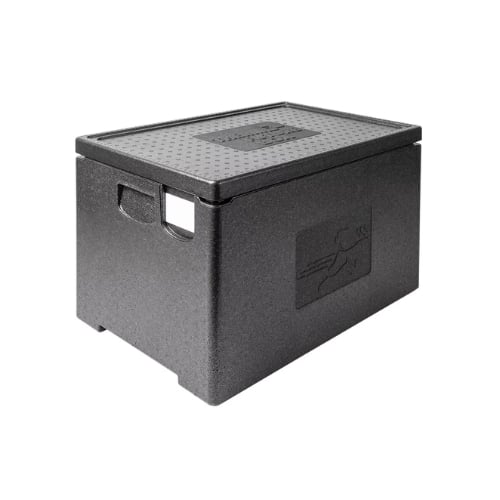 Thermo Future Box Premium Plus EPP Insulated Box Ext Dim: L60xW41xH40cm, 61L, Temperature Resistant-40 To +120°C, GN 1/1 Eco
