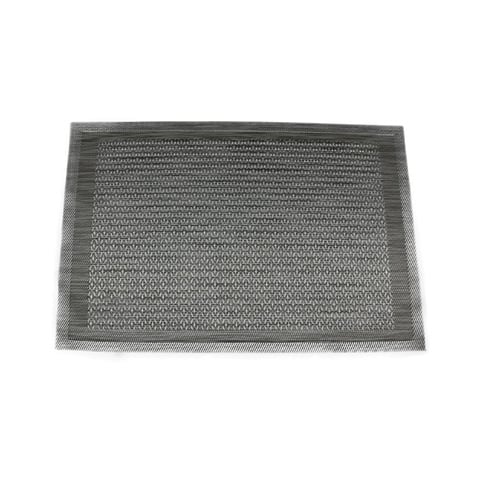 Rectangle Placemat Silver Twill Jacquard