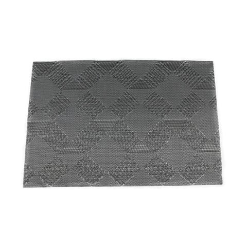 Rectangle Placemat Silver Black Jacquard