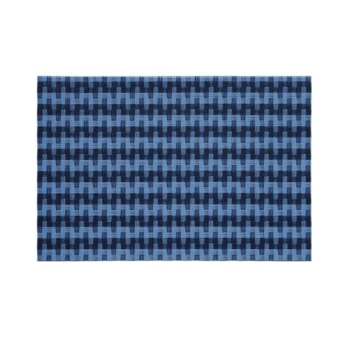 Rectangle Placemat Blue With Black