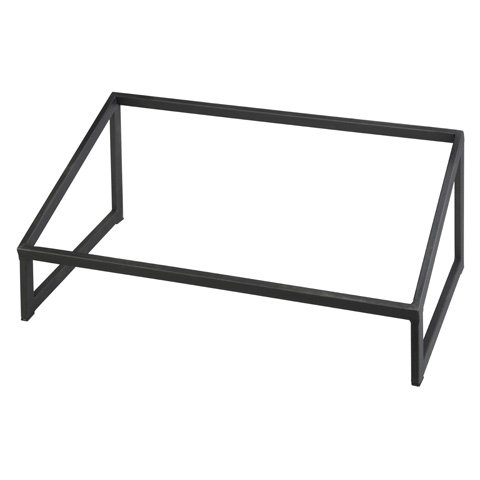 Tiger Hotel T-Collection Powder Coated Steel Riser (Inclined) L53xW32.5xH21.8cm, Black