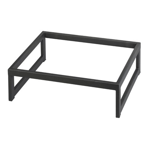 Tiger Hotel T-Collection Powder Coated Steel 1-Tier Riser L32.5xW26.5xH10.3cm Black
