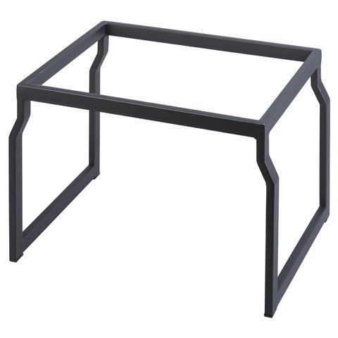 Tiger Hotel T-Collection Powder Coated Steel 2-Tier Riser (Inclined) L35.5xW26.5xH25.3cm Black