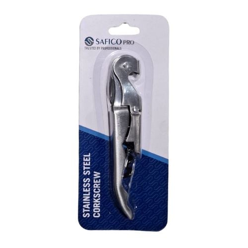 Safico Pro Stainless Steel Waiter's Friend Corkscrew, Matte