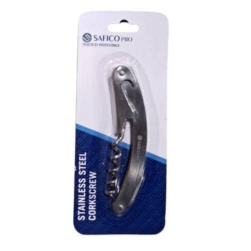 Safico Pro Stainless Steel Waiter's Friend Corkscrew, Matte