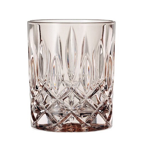 Nachtmann Noblesse Set of 2 Lead Free Crystal Whisky Tumbler 295ml, Taupe