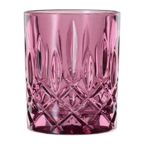 Nachtmann Noblesse Set of 2 Lead Free Crystal Whisky Tumbler 295ml, Berry