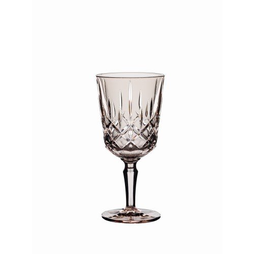 Nachtmann Noblesse Set of 2 Lead Free Crystal Cocktail/Wine Glass 355ml,Taupe