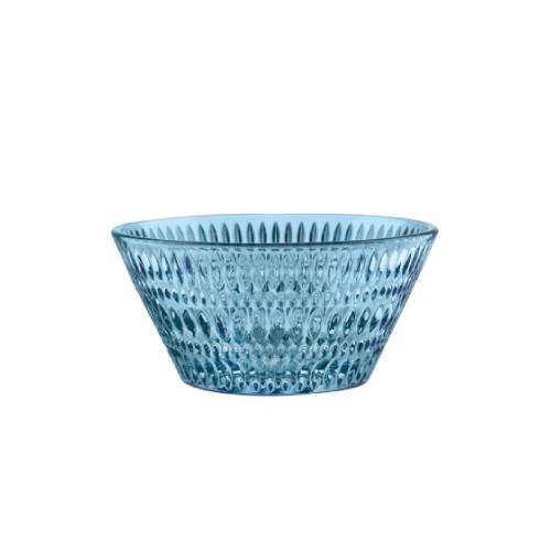 Nachtmann Ethno Lead Free Crystal Bowl Ø16.5xH7.8cm, 750ml, Vintage Blue