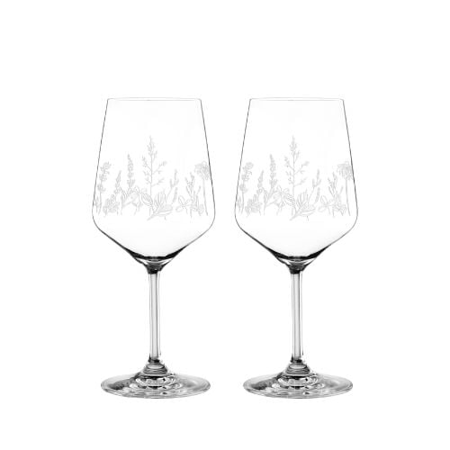 Nachtmann Botanical White Lead Free Crystal Wine Glass Ø9.6xH22.5cm, 630ml, Set of 2pcs