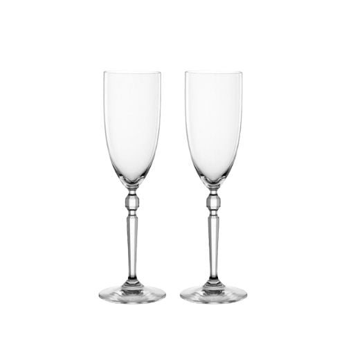 Nachtmann Heritage Lead Free Crystal Champagne Glass Ø6.2xH23cm, 230ml, Set Of 2Pcs