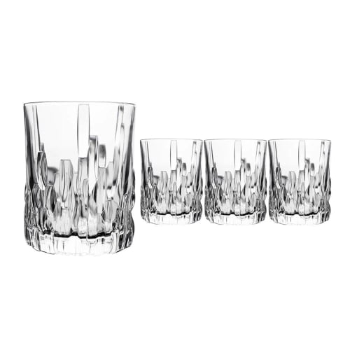 Nachtmann Shu Fa Set of 4 Lead Free Crystal Whisky Tumbler 330ml