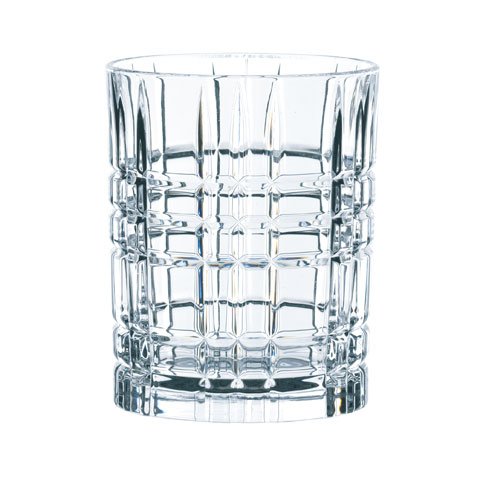 Nachtmann Lead Free Set of 4 Crystal Square Whiskey 345ml