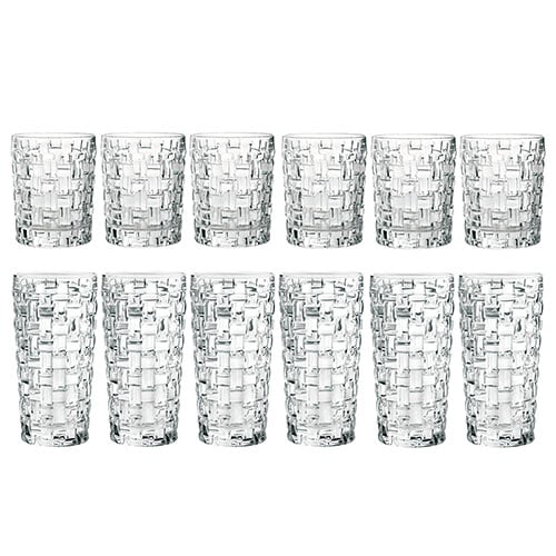 Nachtmann Bossa Nova Set of 12 Lead Free Crystal Tumbler