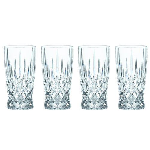 Nachtmann Noblesse Set of 4 Lead Free Crystal Softdrink Glass 370ml