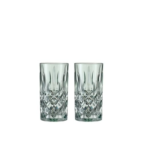 Nachtmann Noblesse Set Of 2 Lead Free Crystal Longdrink 395ml, Mint