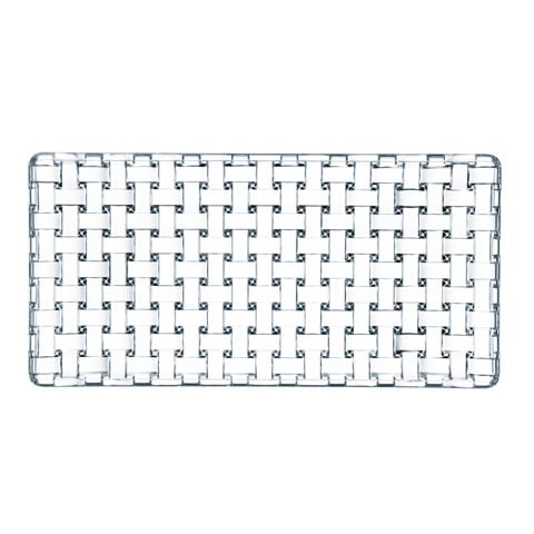 Nachtmann Bossa Nova Lead Free Crystal Rectangular Plate
