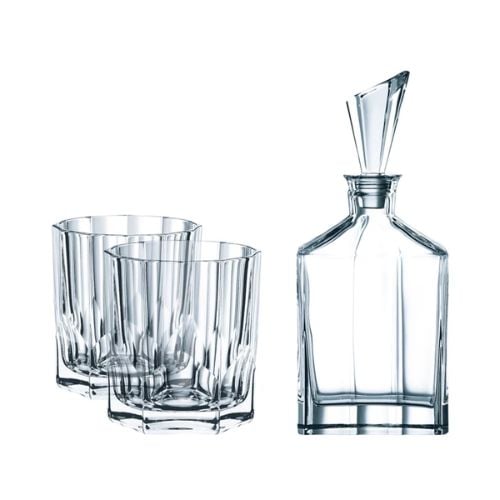 Nachtmann Aspen Set of 3 Lead Free Crystal Whisky