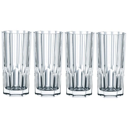 Nachtmann Aspen Set of 4 Lead Free Crystal Longdrink 309ml