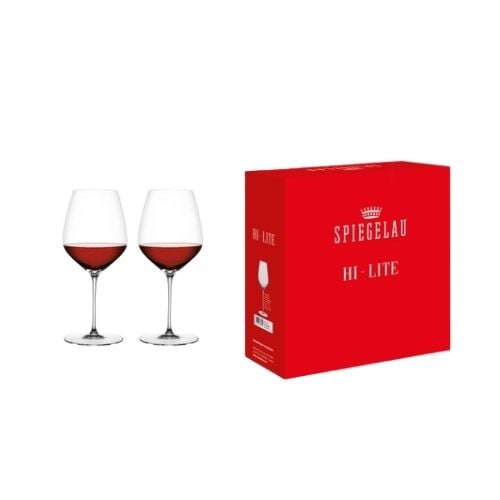 Spiegelau Hi-Lite Burgundy Glass Ø10.6xH23.7cm, 734ml-25.8/9Oz, Set Of 2Pcs
