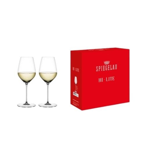 Spiegelau Hi-Lite White Wine Glass Ø8.9xH23.7cm, 510ml-18Oz, Set Of 2Pcs