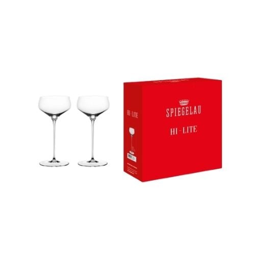Spiegelau Hi-Lite Coupette Glass Ø9.1xH18cm, 238ml-8.2/5Oz, Set Of 2Pcs