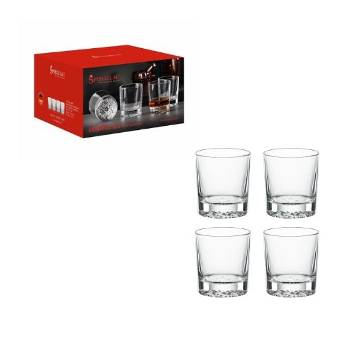 Spiegelau Lounge 2.0 Whisky Tumbler Ø8.5xH9.7cm, 309ml, Set Of 4Pcs