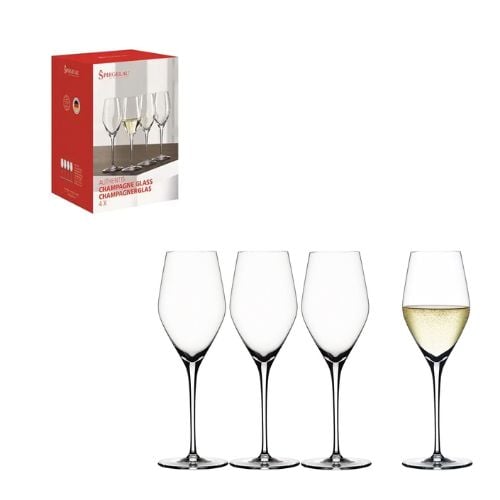 Spiegelau Authentis Set Of 4 Champagne Glass 270ml-9.1Oz