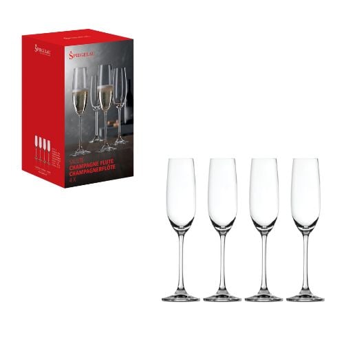 Spiegelau Salute Set Of 4 Champagne Flute 210ml