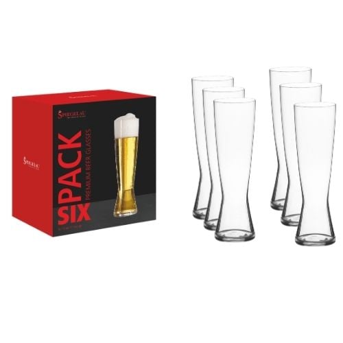 Spiegelau Beer Classics Pilsner Glass Ø6.4xH22cm, 425ml-15Oz, Set Of 6Pcs
