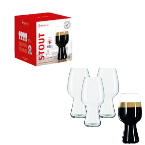 Spiegelau Craft Beer Glasses Set Of 4 Stout Glass 600ml-20.3Oz