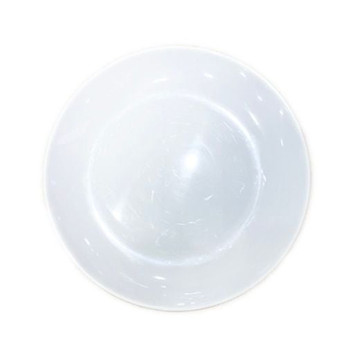 MEL ROUND SHALLOW PLATE Ø50.7xH5cm, WHITE