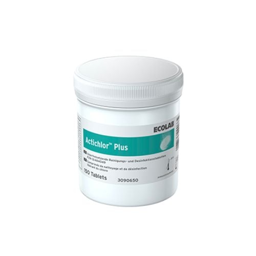 Ecolab Actichlor Plus Chlorine Tablets, 150Tablets/Bottle, 6 Btls/Ctn, Ecolab