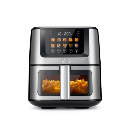 Solis Air & Dry Fryer 7.5L, 220-240V/50-60Hz, 1570 - 1870W, 7.5L, Silver ==2 Year Warranty==