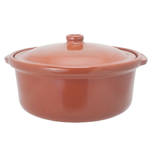 Regas Ceramic Cocotte With Lid 4500cc, Ø28xH12cm