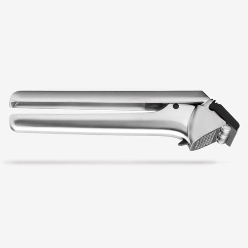 Dreamfarm Chrome Plated Zinc Garlic Press L19.2cm, Black