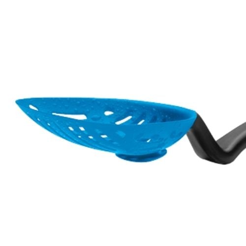 Dreamfarm Nylon Lestrain Scoop Strainer Dripless Sit Up Strainer L28.8xW9.9cm,Classic Blue