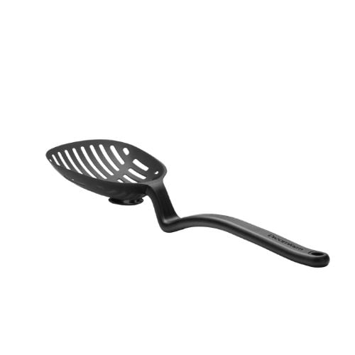 Dreamfarm Nylon Lestrain Scoop Strainer Dripless Sit Up Strainer L32.6xW12.4cm,,Black