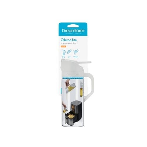 Dreamfarm Oileroo Lite Plastic Oil Sprayer/Pourer/Doser H20cm, White