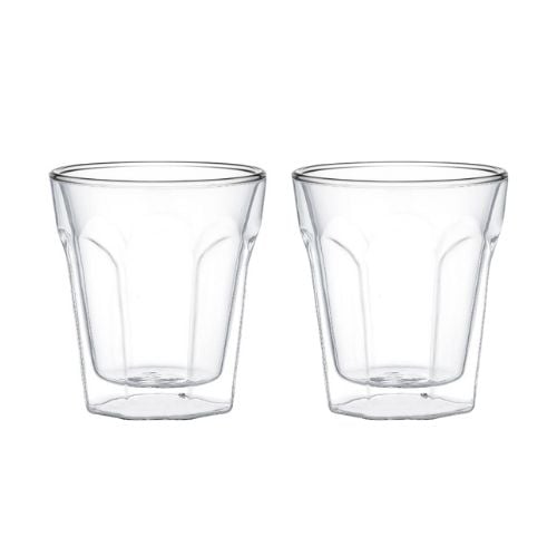 Aramoro Borosilicate Double Wall Glass, 280ml, 2Pcs/Set