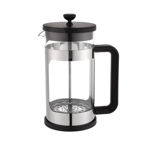 Aramoro Borosilicate Glass Coffee Plunger With PP Handle & Lid, 1L