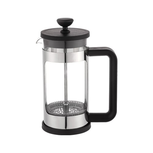 Aramoro Borosilicate Glass Coffee Plunger With PP Handle & Lid, 350ml