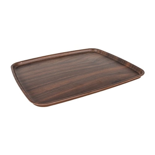 Zicco Melamine Rectangle Tray/Cover For M2342 L32.5xW26.5xH1.3, Purple Wood