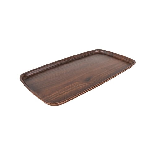 Zicco Melamine Rectangle Tray/Cover For M2341 L32.5xW17.6xH1.3, Purple Wood