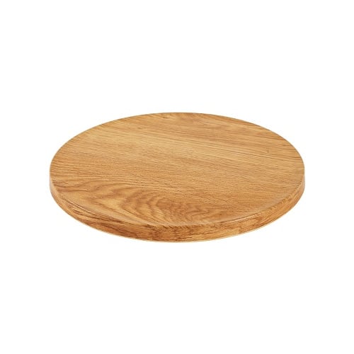 Zicco Melamine Round Plate Ø28.5xH1.7cm, Light Wood