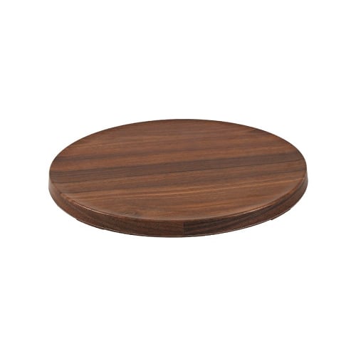 Zicco Melamine Round Plate Ø28.5xH1.7cm, Purple Wood