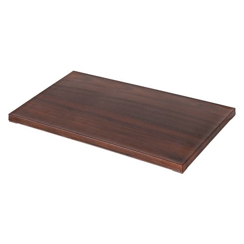 Zicco Melamine Rectangle Plate L53xW32.5xH1.7cm, Purple Wood