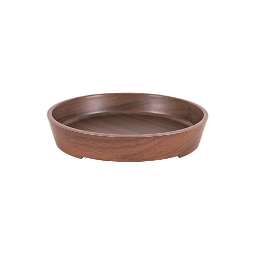 Zicco Melamine Round Tray Ø26.5xH5cm, Purple Wood