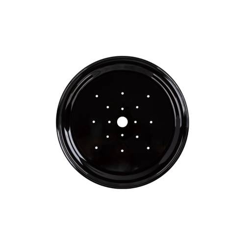 Zicco Mel Seafood Small Insert Plate For ZS017B Ø23.8xH1.6cm, Black, The Mo River